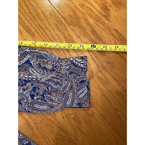 Vintage Pendleton Country Sophisticates Shirt Womens Blue Paisley Made USA 90s - Picture 10 of 11